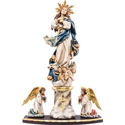 Virgen de la Purísima Concepción con aureola - Altar casero